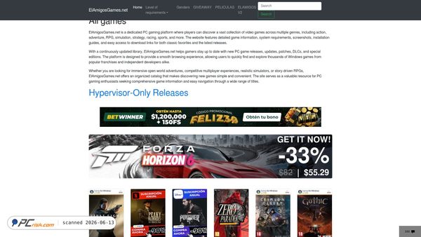 elamigosgames.net screenshot
