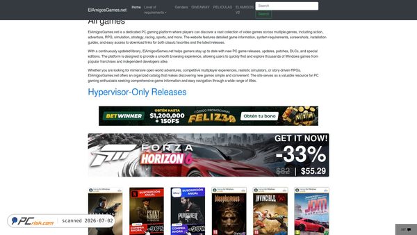 elamigosgamez.com screenshot