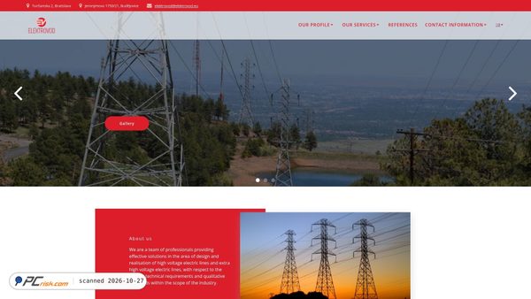 Zrzut ekranu elektrovod.eu