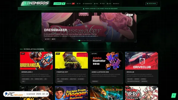 elenemigos.com screenshot