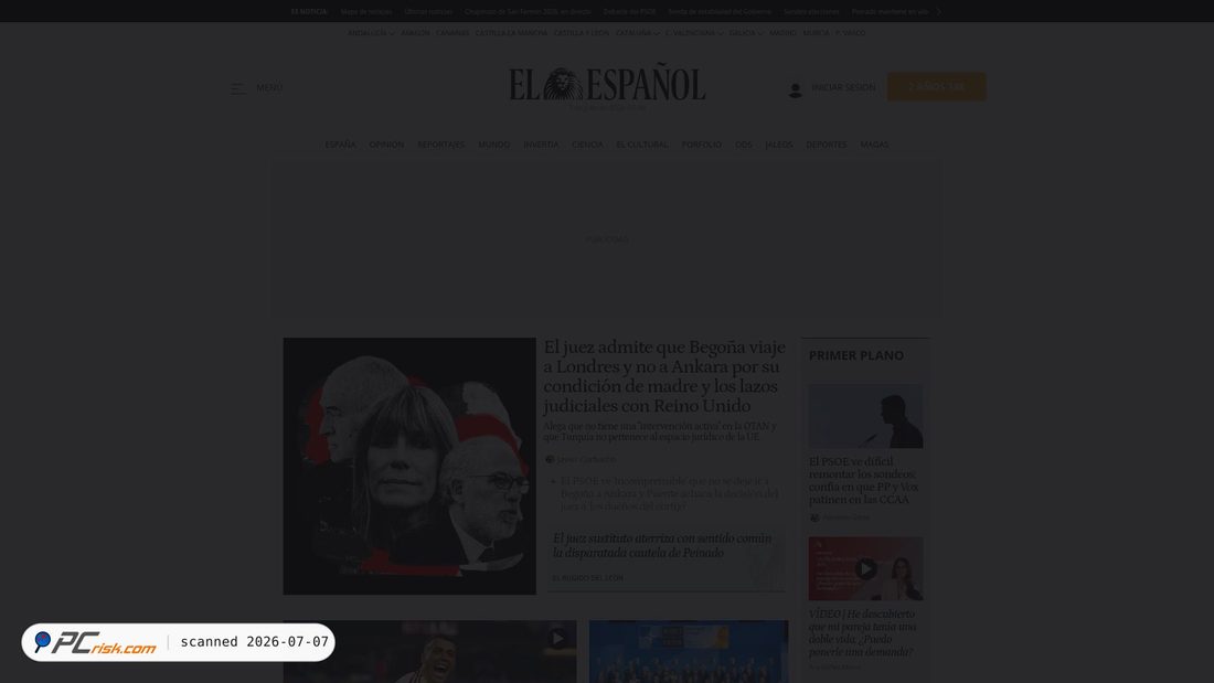 Screenshot of elespanol.com