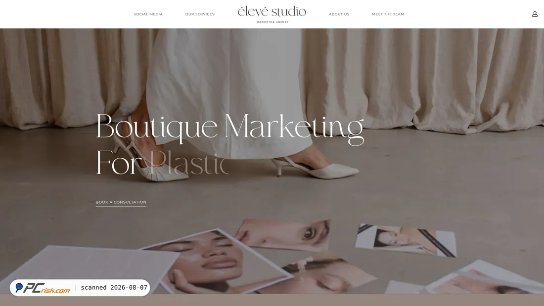 Screenshot of elevestudio.com.au