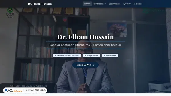 elhamhossain.com screenshot