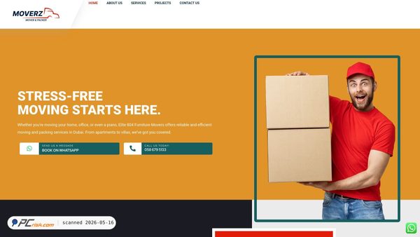 elite804movers.com screenshot