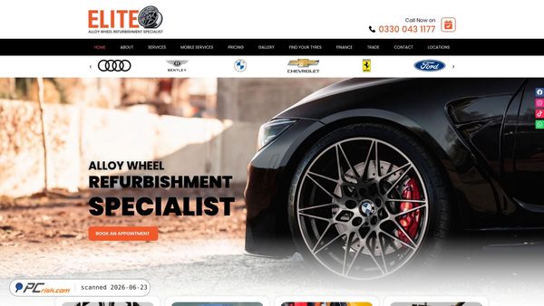 eliteawrs.co.uk screenshot