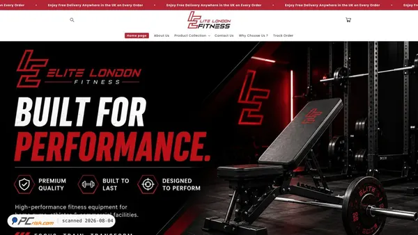 elitelondonfitness.com screenshot