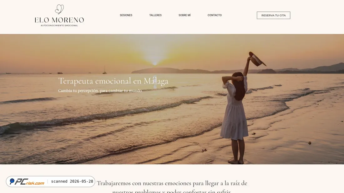 Screenshot of elomoreno.com