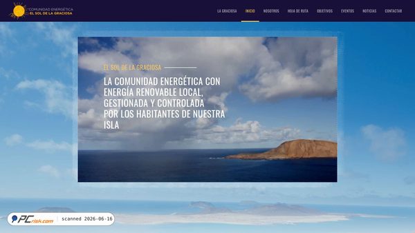 elsoldelagraciosa.org screenshot
