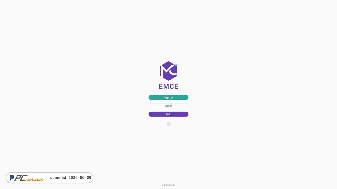 Screenshot of emce.app