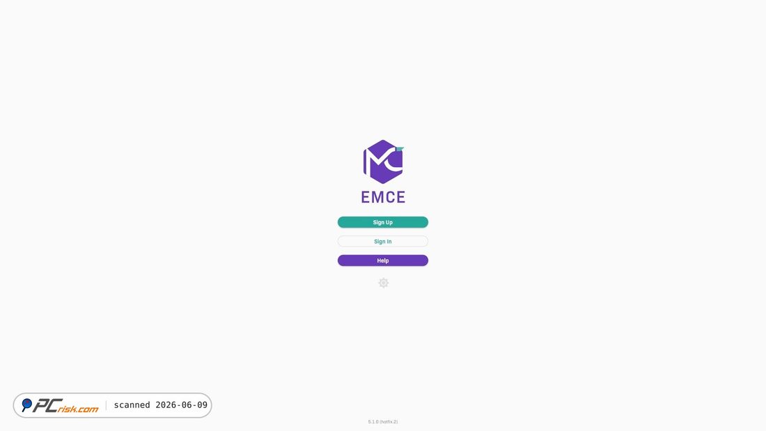 Screenshot of emce.app