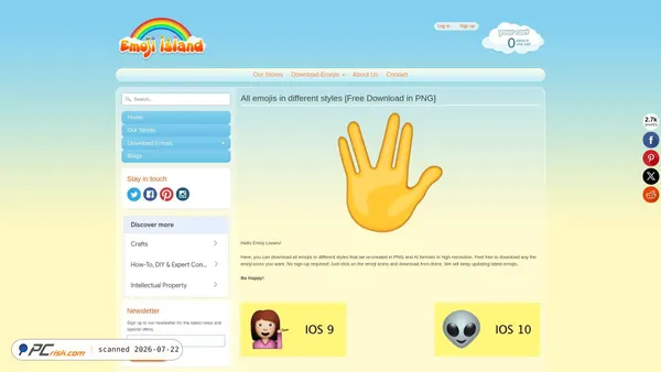 emojiisland.com screenshot