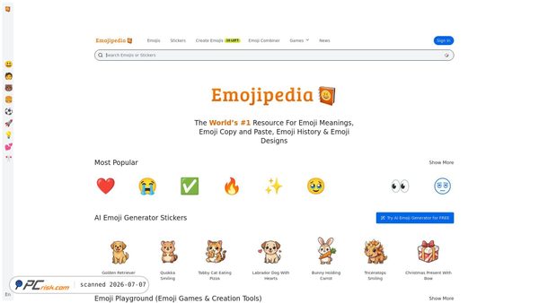 emojipedia.org screenshot