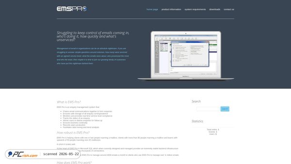 emspro.co.za screenshot