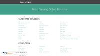 Captura de ecrã de emujs.com