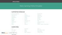 Captura de ecrã de emulatorjs.com
