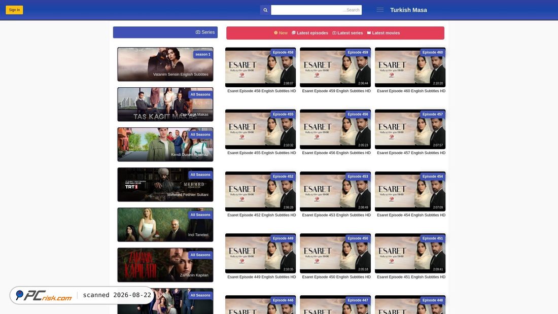 Screenshot of en.masa.news