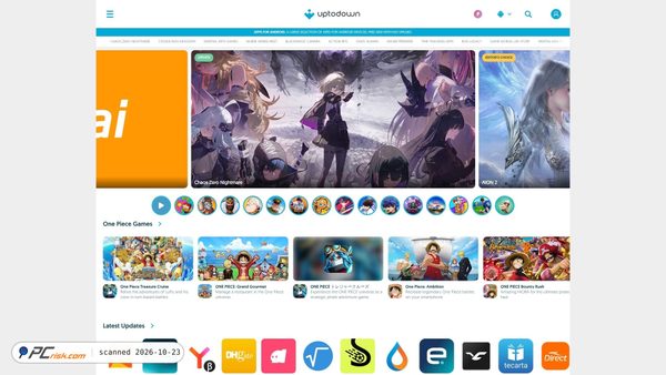 Screenshot di en.uptodown.com
