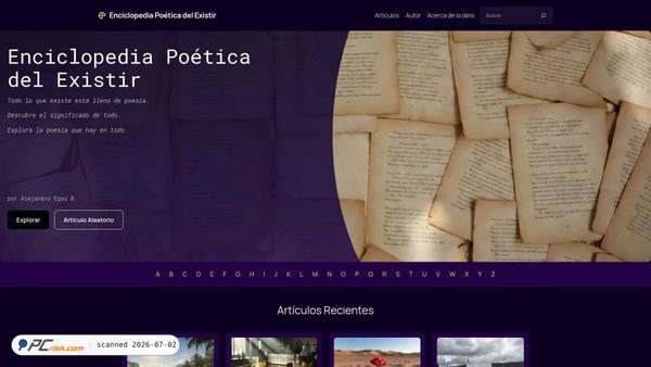 enciclopediapoetica.org screenshot
