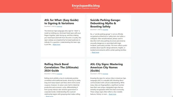 Screenshot di encyclopaediia.blog