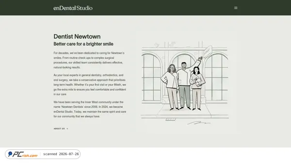 endentalstudio.com.au screenshot
