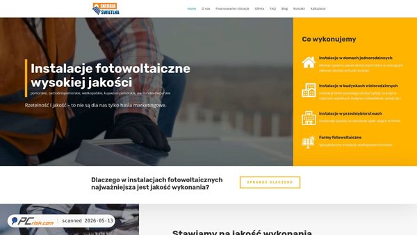 energiaswietlna.pl screenshot
