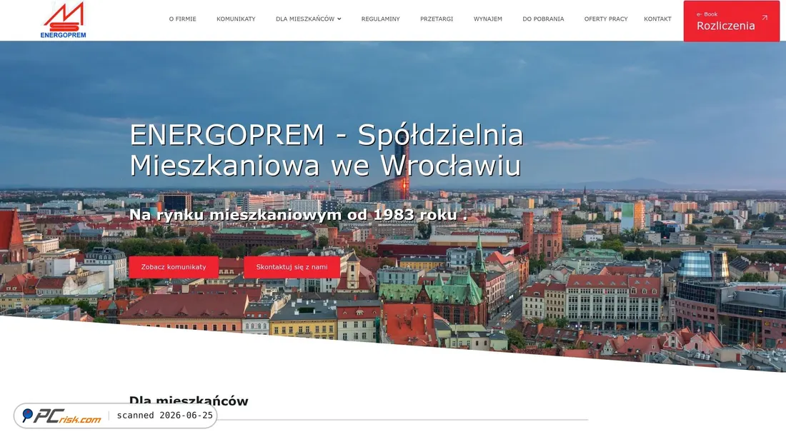 Screenshot of energoprem.wroclaw.pl