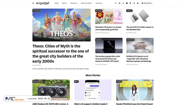 engadget.com screenshot