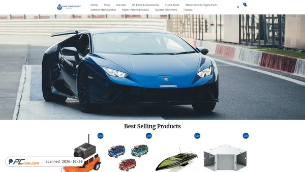 Screenshot di enginecoolingparts.com