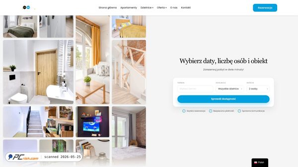 enjoyapartments.pl screenshot