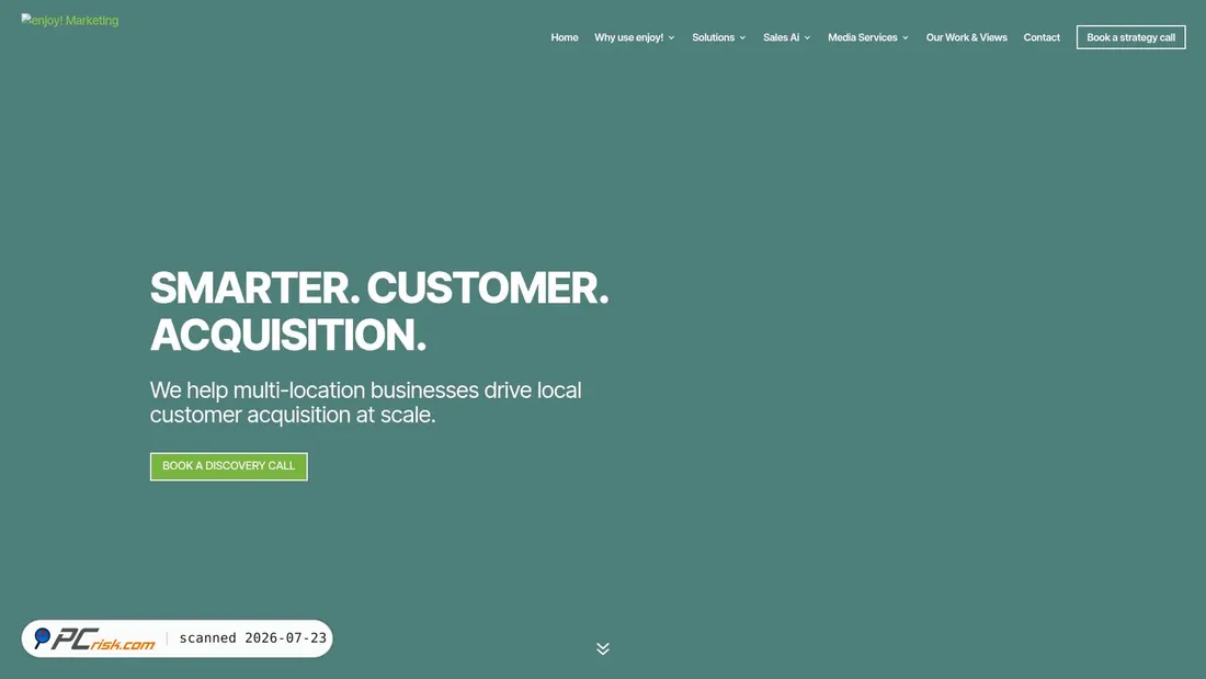 Screenshot of enjoymarketing.co.uk