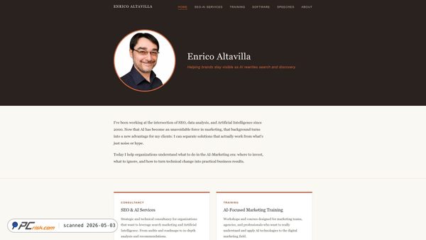enricoaltavilla.com screenshot
