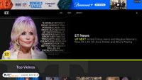 Zrzut ekranu entertainmenttonight.com