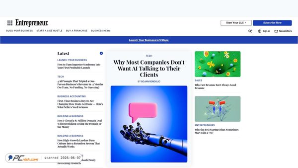 entrepreneur.com screenshot