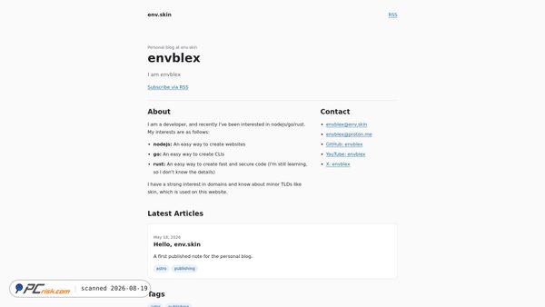 env.skin Screenshot