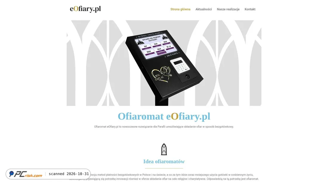 Screenshot di eofiary.pl