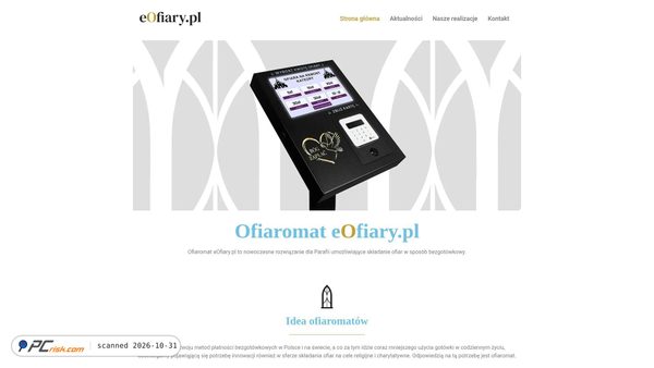 Screenshot di eofiary.pl