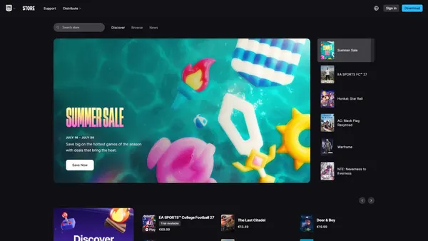 epicgames.com screenshot