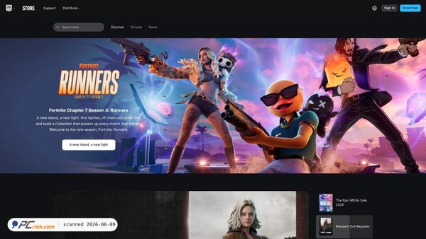 epicgamesstore.com screenshot