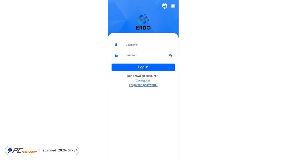 Screenshot of erdo-top.com