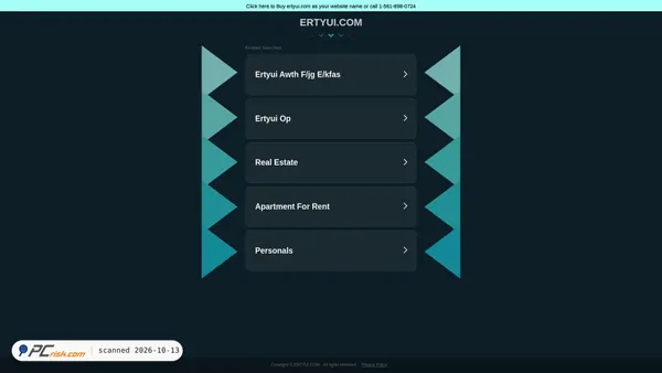 Captura de ertyui.com