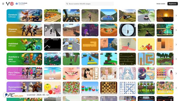es.y8.com screenshot