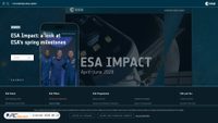 esa.int screenshot