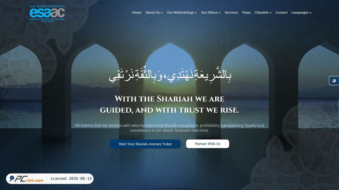 Screenshot of esaac.co