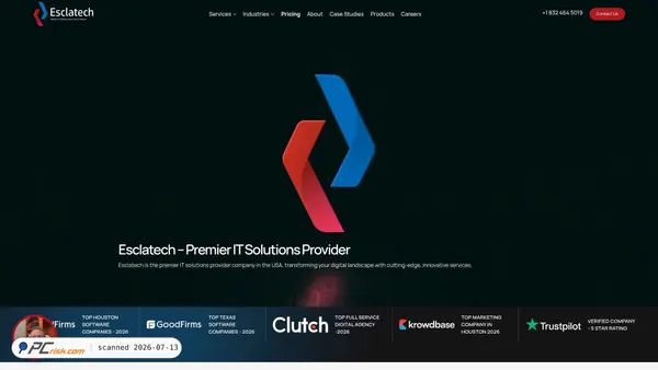 esclatech.com screenshot