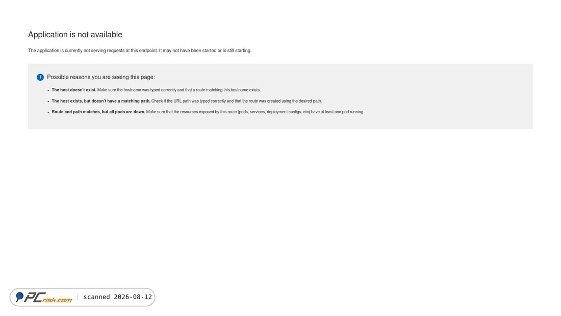 Screenshot of escreening.va.gov