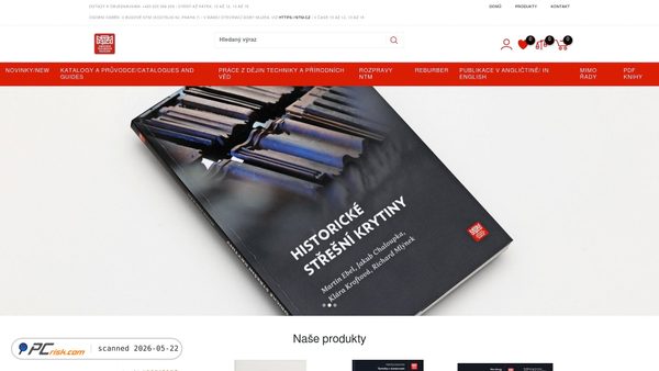 eshop.ntm.cz screenshot