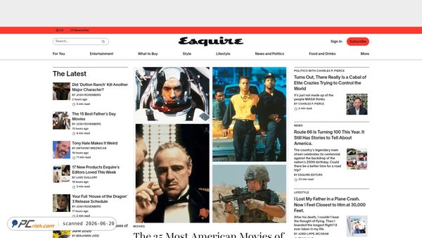 esquire.com screenshot