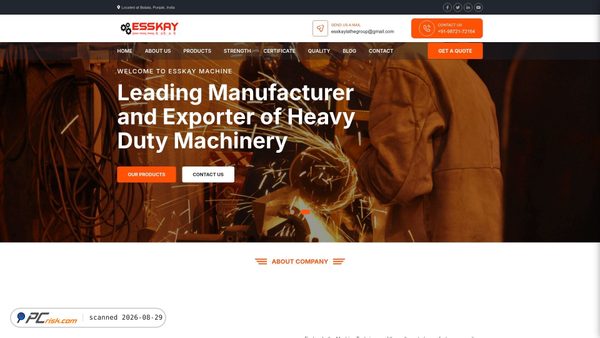 Captura de esskaymachines.com