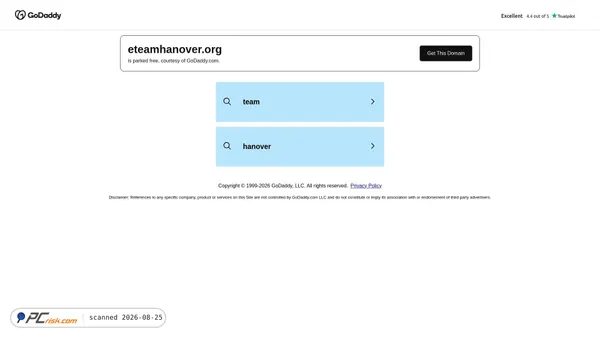 eteamhanover.org screenshot