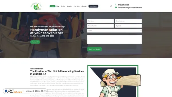 ethandymanservice.com screenshot